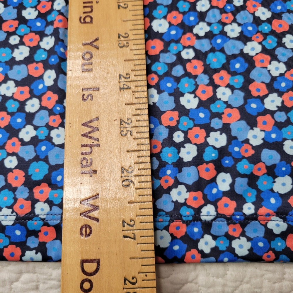 Redvanly Marne Polo Mens Medium Midnight Navy Multi Floral Golf Shirt MSRP $110. - Picture 7 of 16